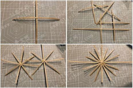 纸藤盘子编织教程