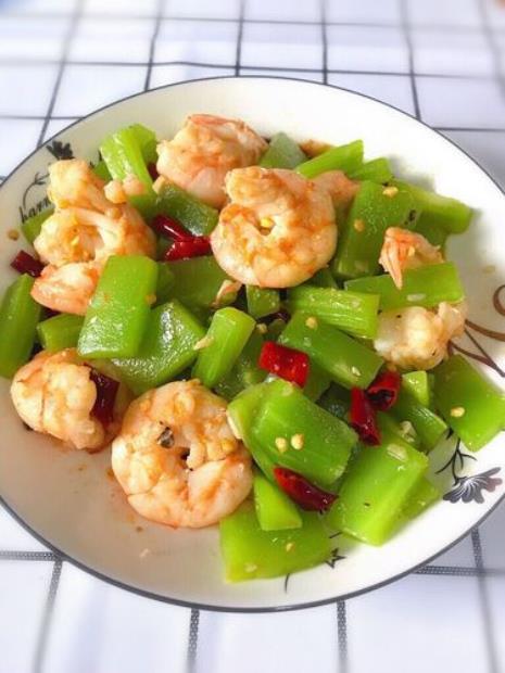 莴笋虾仁做法