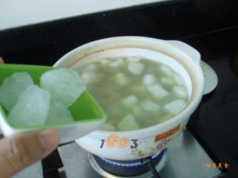 冬瓜绿豆炖肉做法