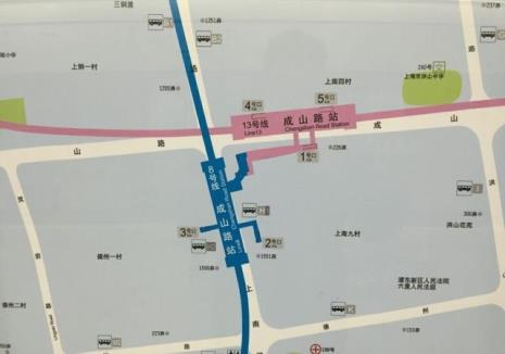上海地铁13号线那一站有厕所