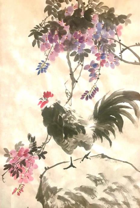 紫藤花造句