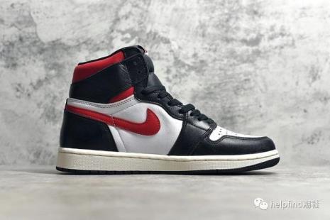 aj1熊猫红钩真假
