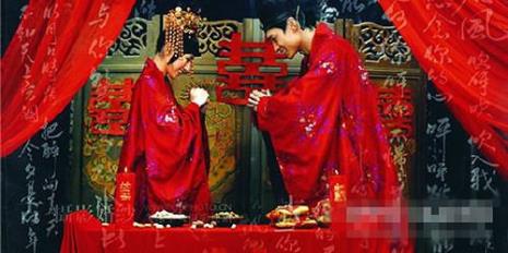 结婚拜堂七言八句