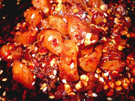 第一美食阿飞红油辣子鸡丁做法