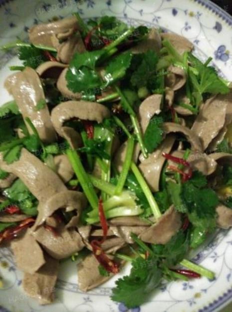 凉拌腰花家庭做法川菜