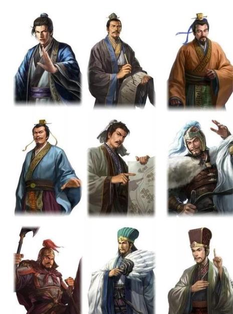 三国里面的全部人物名字