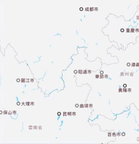 云贵川交界处地图位置