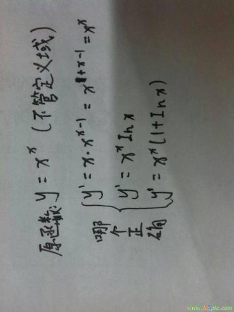 y=x^n的导函数