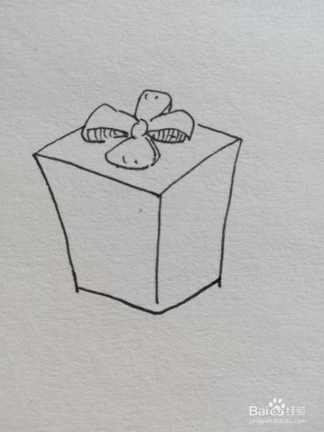 怎样画礼物盒