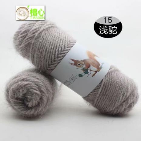 松鼠绒线编织马甲教程