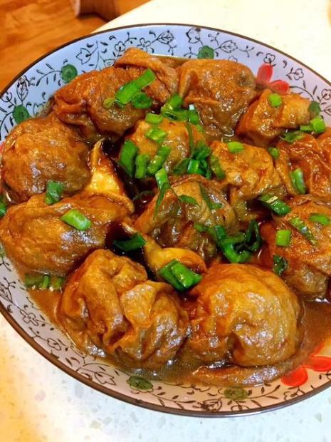 红烧油面筋塞肉怎么做好吃
