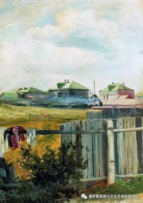 列维坦油画步骤