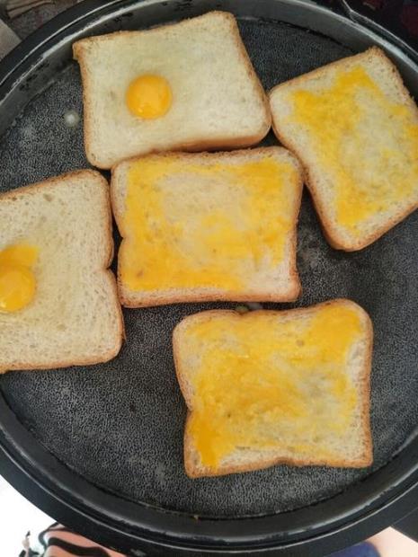 煎面包片做法
