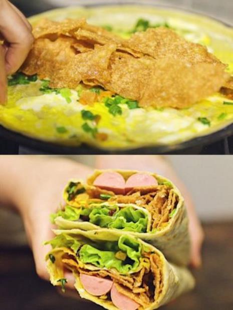 杂粮紫米脆煎饼的配方