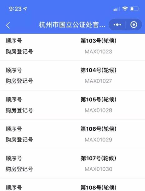 杭州楼摇号规则