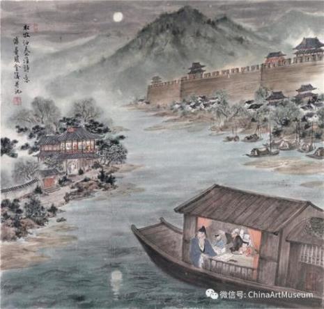 泊秦淮典故