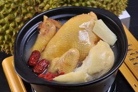 榴莲皮煲鸡汤的做法步骤