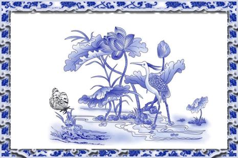 描写青花瓷的诗句