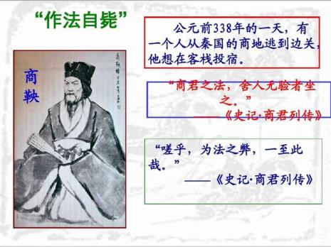 关于商鞅变法的成语有哪些