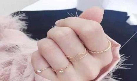 女戒指右手的戴法和意义