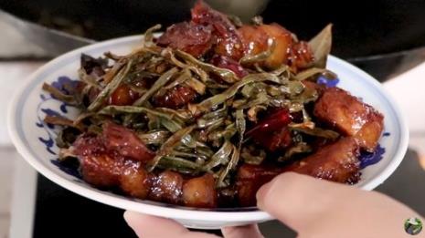 豆角干虎皮肉正宗做法