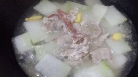 冬瓜绿豆芽瘦肉汤的家常做法