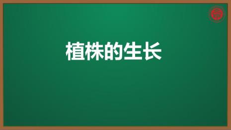 植株的生长包括哪三部分