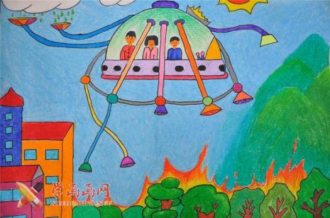 小学生画画比赛画什么