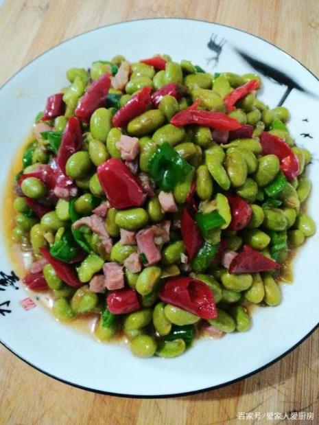 鲜毛豆的正宗做法