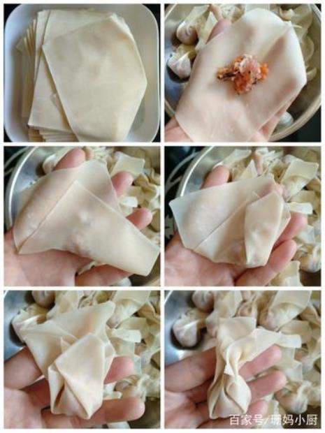 馄饨馅怎么包简单又好看