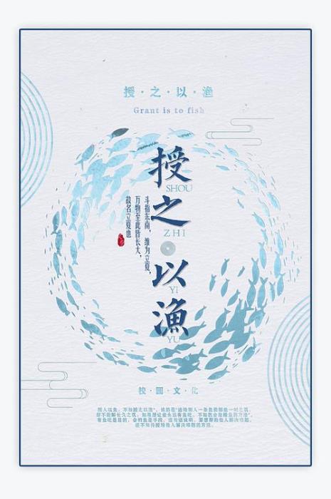 授之以鱼不如授之以渔全句