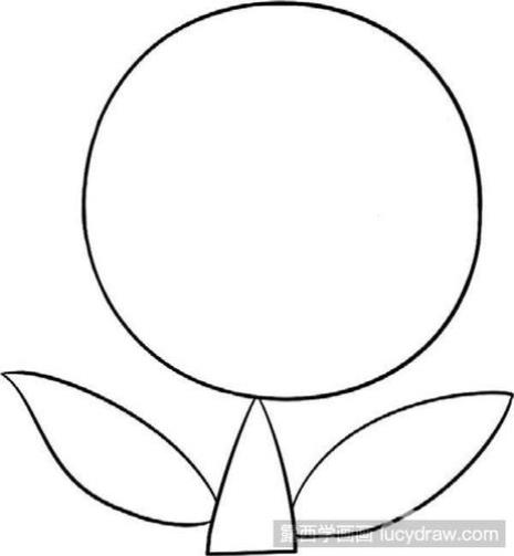 盘花简笔画