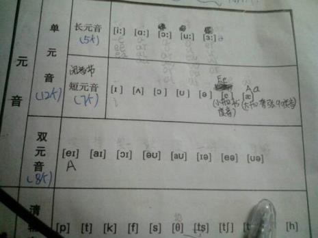 长元音和短元音有哪些