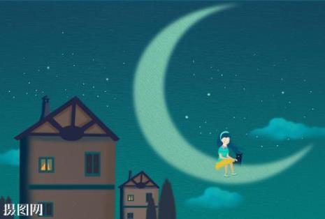 画夜空编小诗