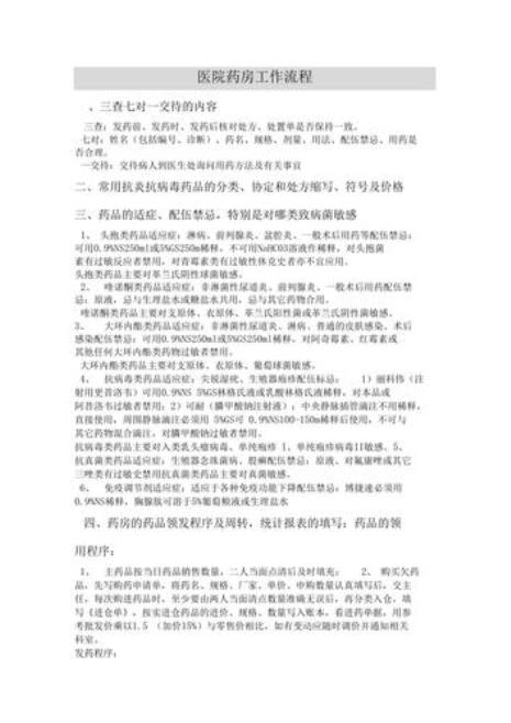 药店工作内容流程步骤