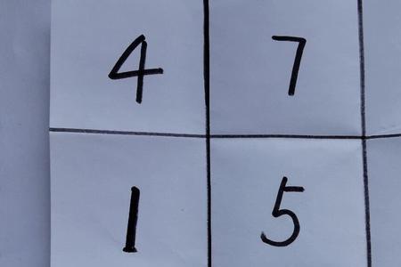 99宫格数字填写规律