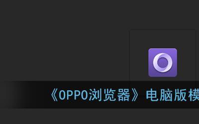 电脑浏览模式器设置