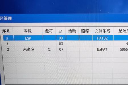 保留现有esp分区什么意思