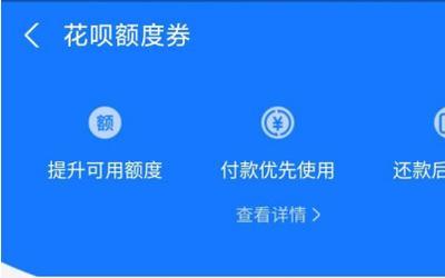 支付宝先享后付额度怎么查看