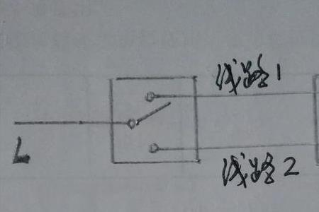 楼上楼下双控开关电路图怎么画