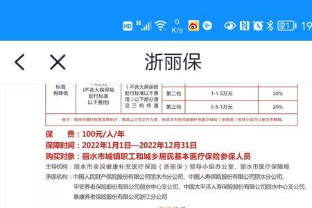 浙丽保里包括意外险吗