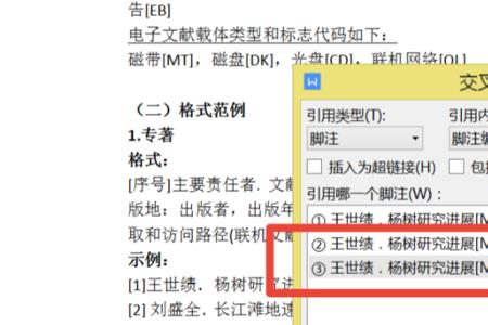 如何设置脚注尾注