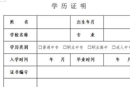 河南省学历认证材料