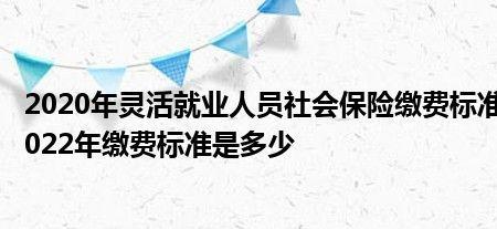 2022年灵活就业社保有哪十个档次