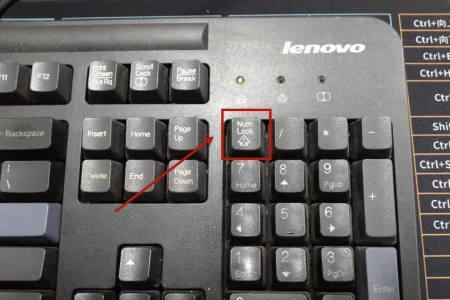 键盘数字九键按不动