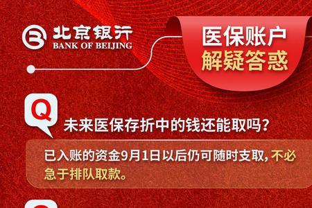 北京银行医保金周末能提取吗