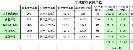 成都社保60%是多少