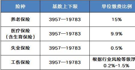 2023年社保缴费标准