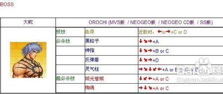 战斧3出招表