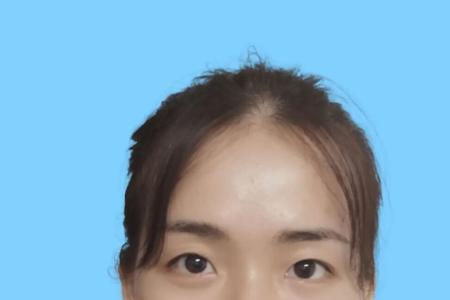 如何用美图秀秀制作蓝底一寸照